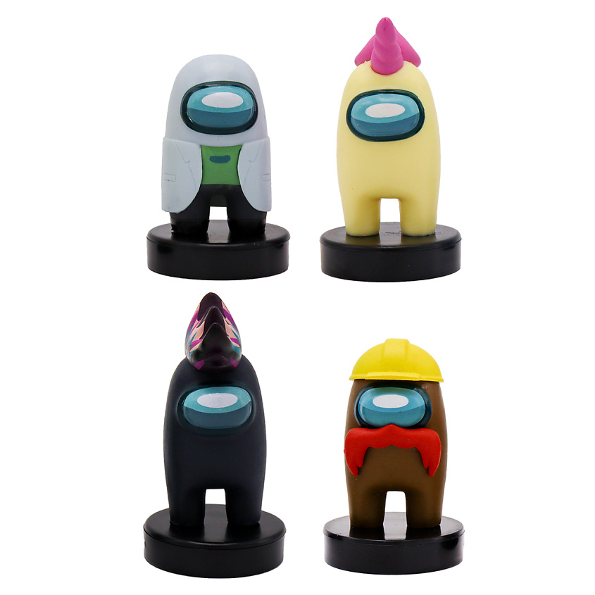 Изображение товара Набор фигурок-штампиков Among Us 3 серия герои единорог подарочный набор