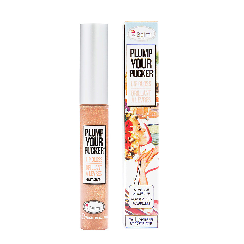 Изображение товара THEBALM Блеск для губ Plump Your Pucker 7 мл Увлажнение объем эффект