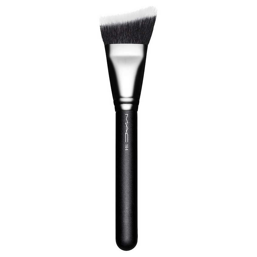 Изображение товара Кисть для макияжа MAC 164 Duo Fibre Curved Sculpting Brush профессиональная