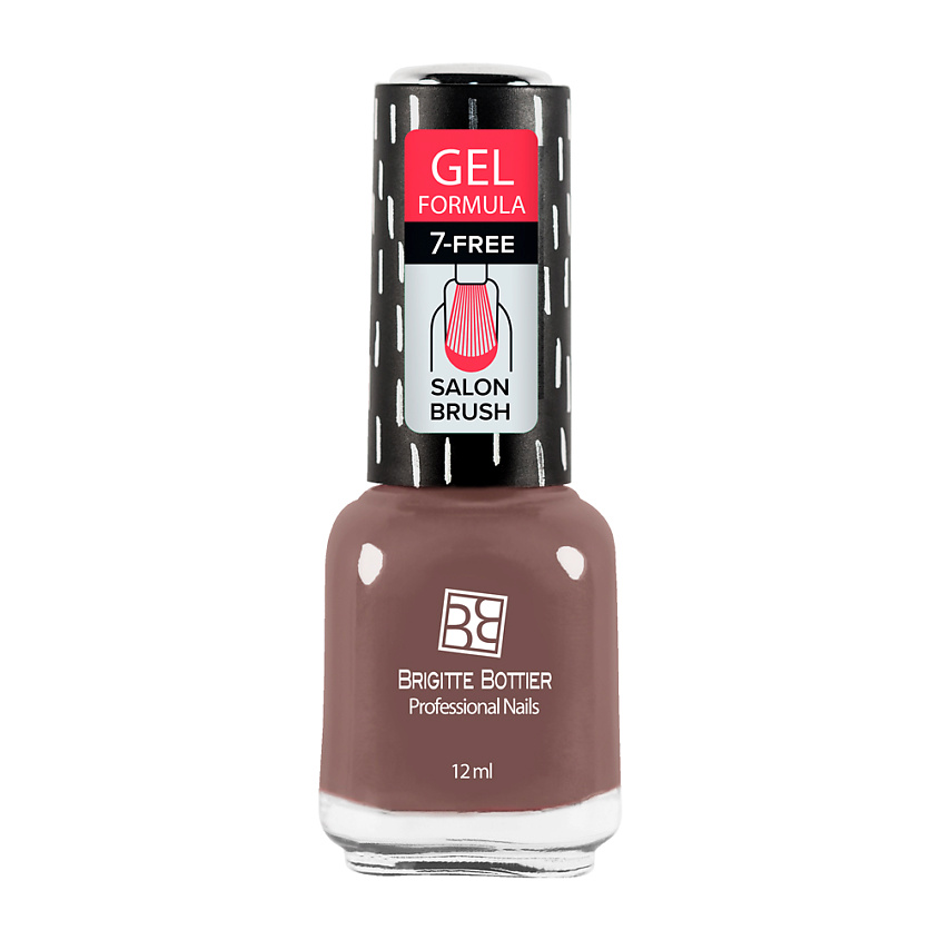 Изображение товара Лак для ногтей BRIGITTE BOTTIER GEL FORMULA тон 01 прозрачный профессиональный лак для гелевого ман
