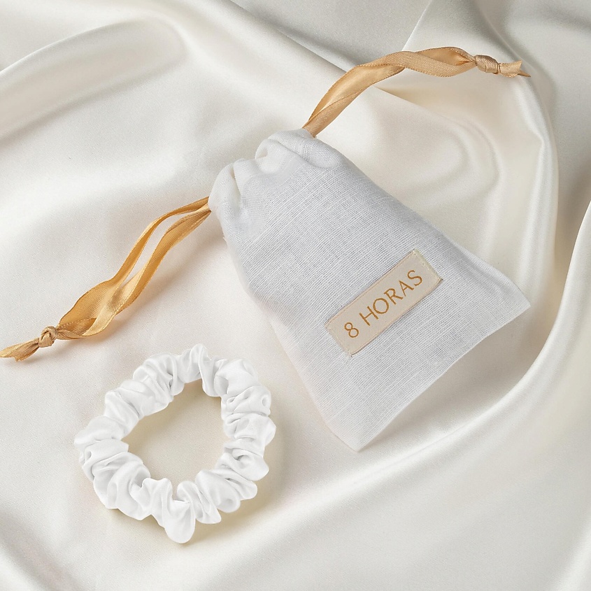 Изображение товара 8 HORAS OF SILK Шелковая средняя резинка, Белый