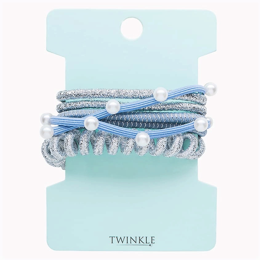 Изображение товара TWINKLE Резинки для волос SET GREY, 7 шт.