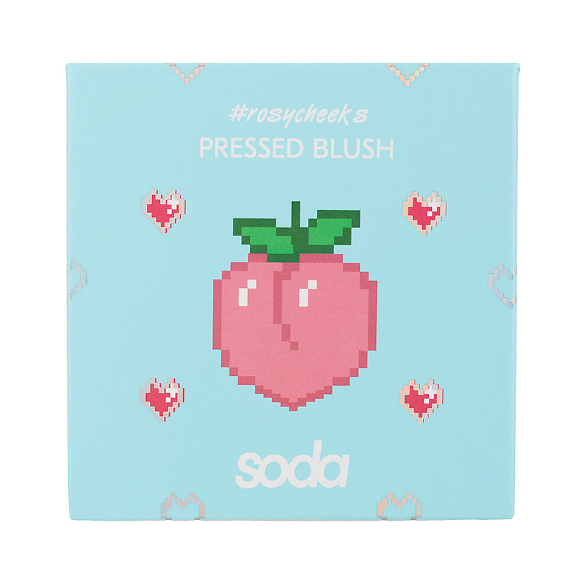 Изображение товара SODA Румяна прессованные #rosycheeks 103 Perfect Peach 3 цвета для яркости лица
