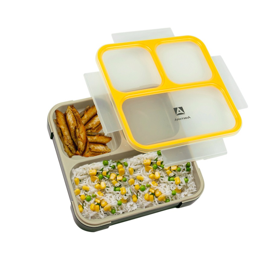 Изображение товара АРКТИКА Ланч-бокс 800 мл, Черный