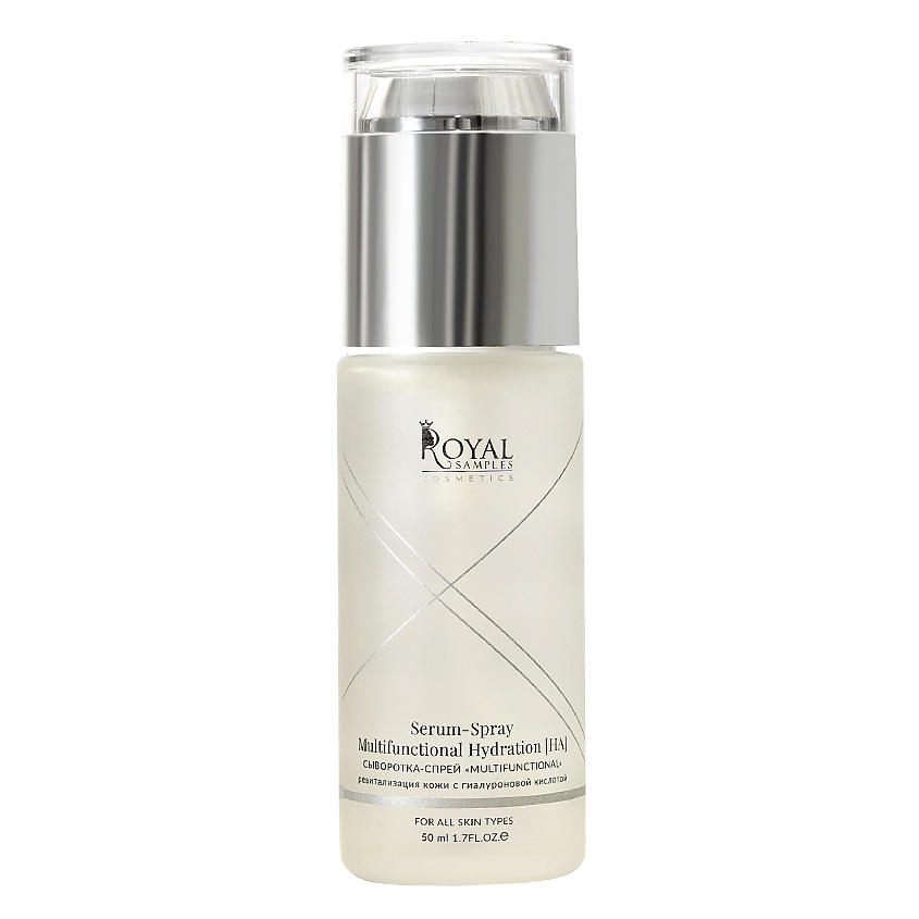 Изображение товара ROYAL SAMPLES Увлажняющая сыворотка - спрей для лица с гиалуроновой кислотой, 50 мл
