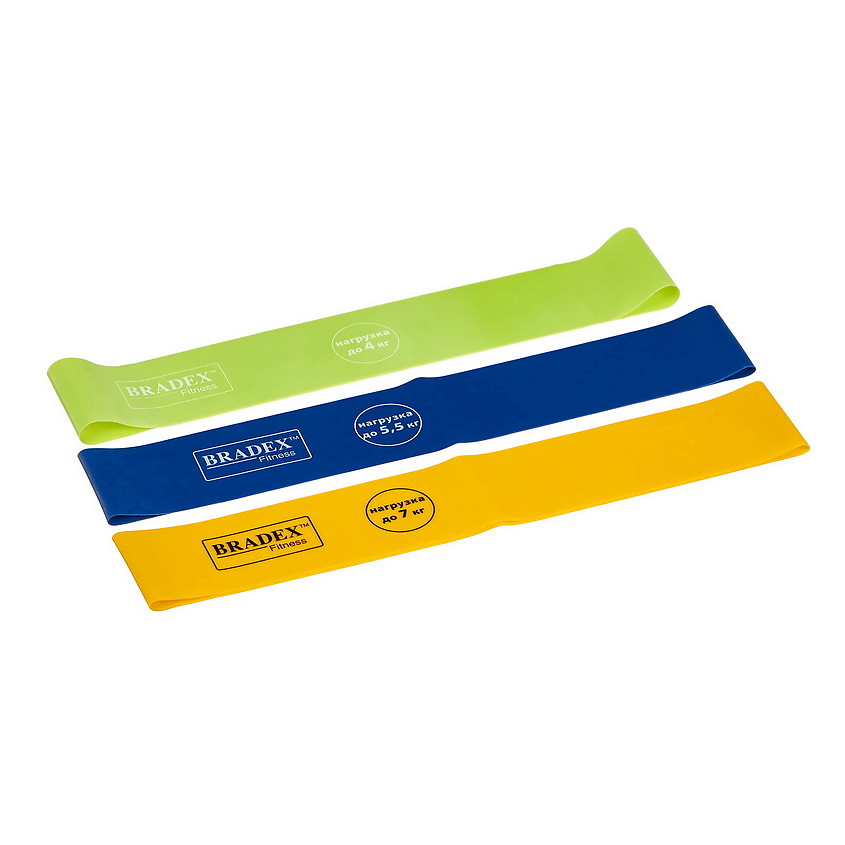Изображение товара BRADEX Набор эспандеров "ФИТНЕС РЕЗИНКИ", 1 шт