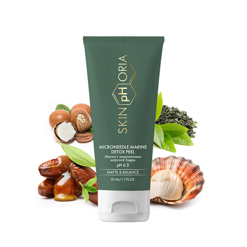 Изображение товара Маска-скраб с микроиглами SKINPHORIA Microneedle Marine Detox Peel 50 мл