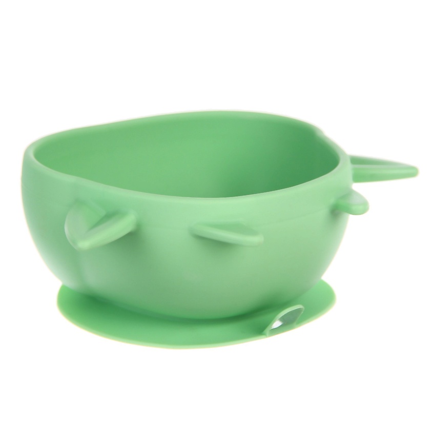 Изображение товара КРОШКА Я Тарелка детская на присоске силиконовая, Голубой