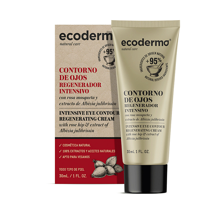 Изображение товара ECODERMA Крем для глаз регенерирующий 30 мл натуральный уход