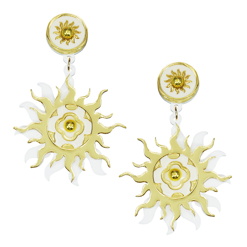 Изображение товара ОРГАЛИКА Серги Сияние Возрождение Золотой Блеск для Женщин дизайн