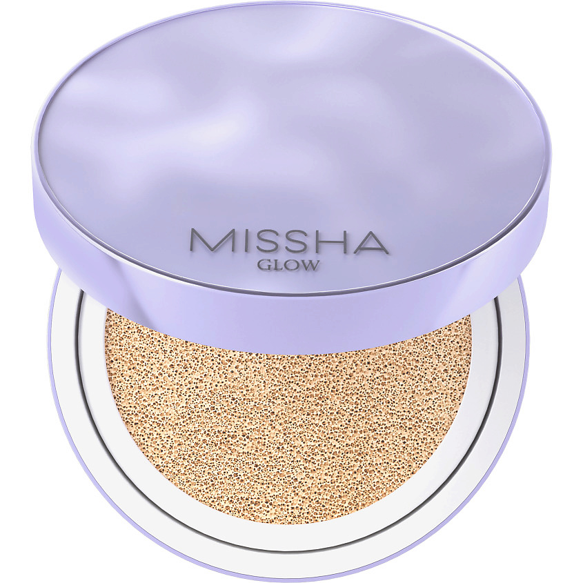 Изображение товара MISSHA Тональный кушон c антивозрастной сывороткой Glow Layering Fit Cushion, №21 Vanilla, 14 г