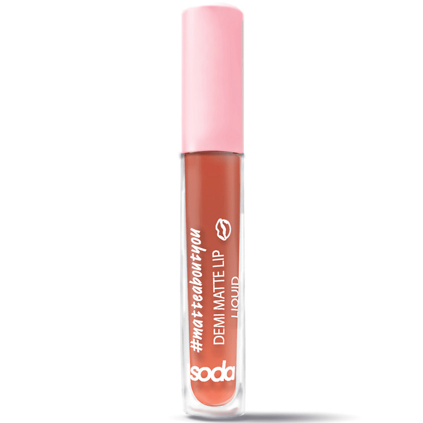 Изображение товара SODA DEMI MATTE LIP LIQUID #matteaboutyou Жидкая матовая помада, 004 CRAZY CARROT, 3,5 мл