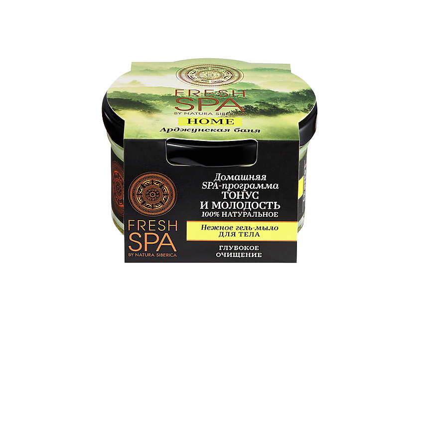 Изображение товара NATURA SIBERICA Нежное гель-мыло для тела "Арджунская баня" Fresh SPA home, 170 мл