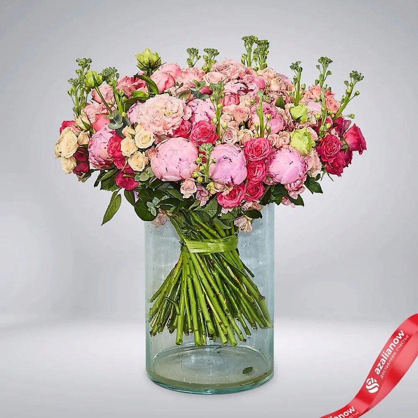 Изображение товара AZALIANOW ЦВЕТЫ. ПОДАРКИ. ДЕКОР Премиум букет «Июль», Букеты и композиции из живых цветов могут на несколько тонов отличаться от изображений. Часть цвета искажается в зависимости от настроек экрана.
