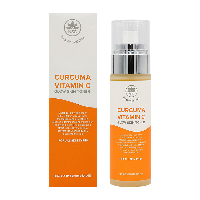 Изображение товара NAME SKIN CARE Тонер для лица ухаживающий Сияние кожи Vitamin C & Curcuma, 100 мл