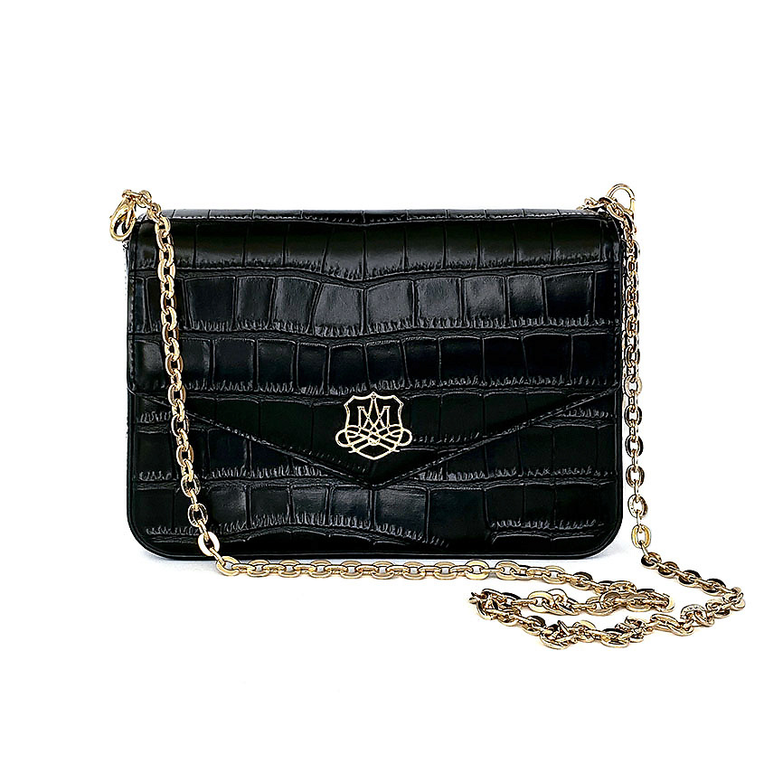 Изображение товара Элегантный женский клатч ANTONIO MARETTI Black Clutch с велюровым чехлом