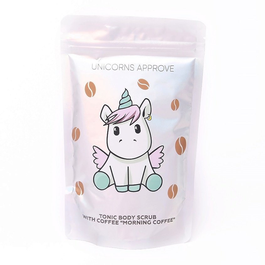 Изображение товара UNICORNS APPROVE Тонизирующий кофейный скраб для тела "MORNING COFFEE", 200 г