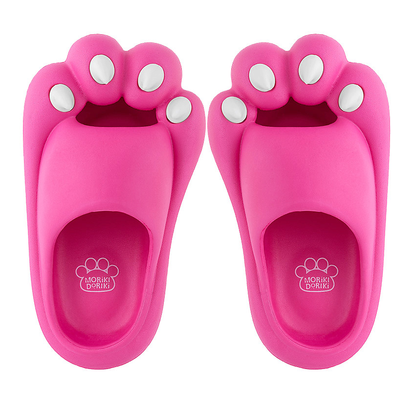 Изображение товара MORIKI DORIKI Шлепанцы детские Лапки монстрика розовые, 30