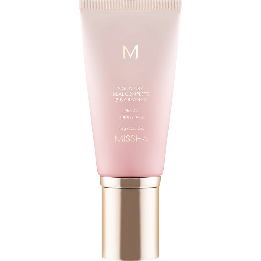 Изображение товара MISSHA Тональный BB крем М Signature Real "Шелковистое сияющее покрытие" SPF30/PA++, тон 23, 45 г
