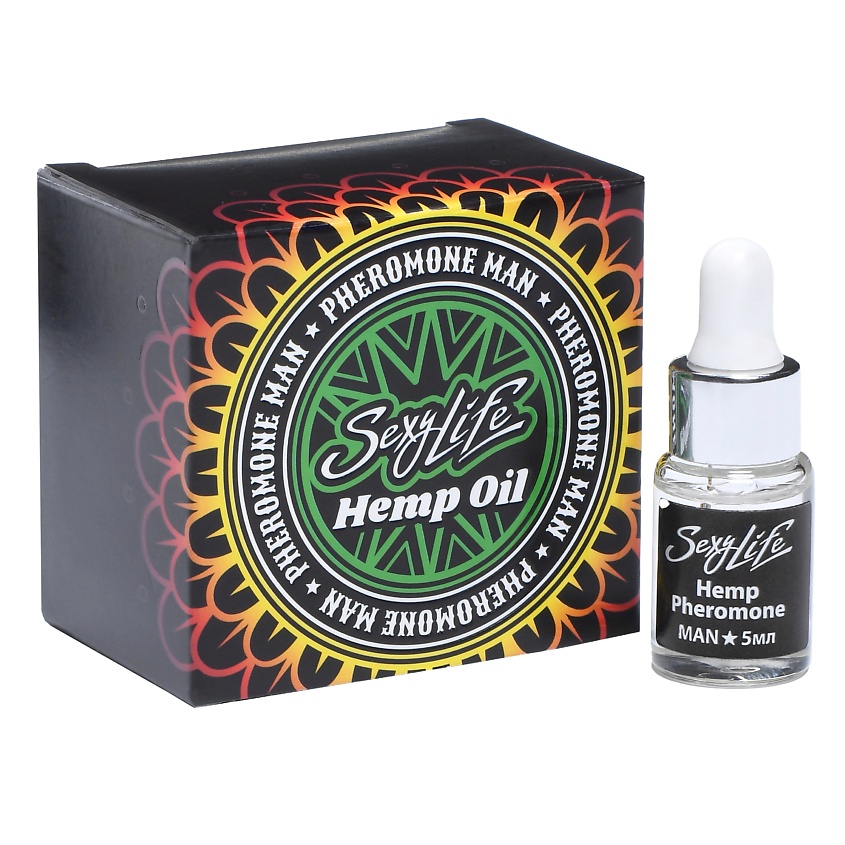 Изображение товара SEXY LIFE Ароматическое масло (парфюмерное) "Hemp Oil Pheromone" men, 5 мл