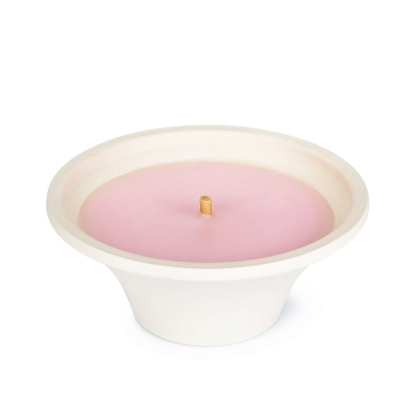 Изображение товара SPAAS Свеча в терракотовой чаше пыльная роза, 1 шт