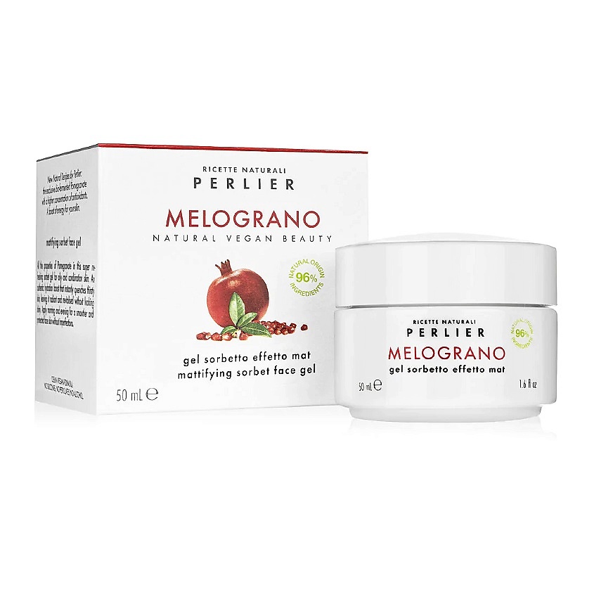Изображение товара PERLIER Гель для лица матирующий Pomegranate, 50 мл