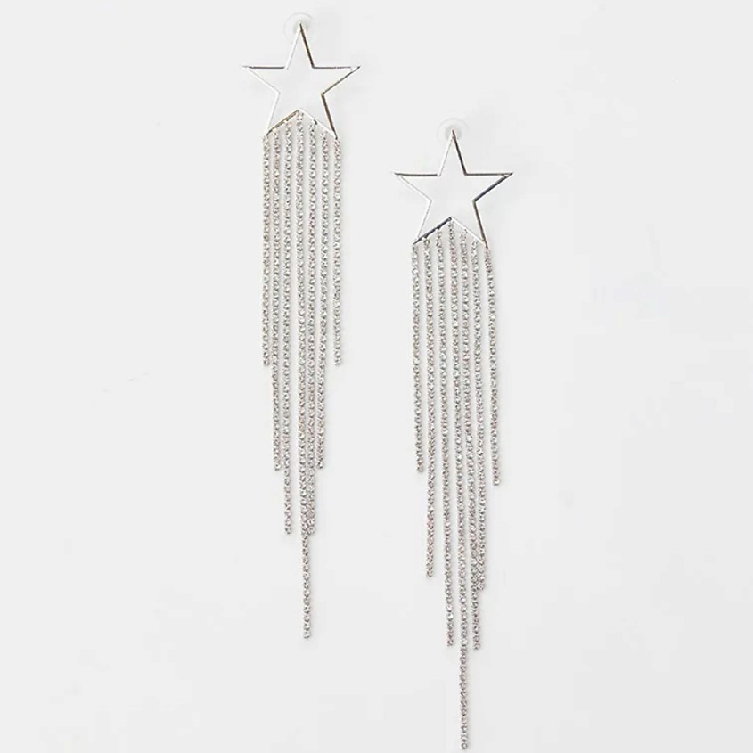 Изображение товара RUXARA Серьги шандельеры 230, цвет: Серебряный