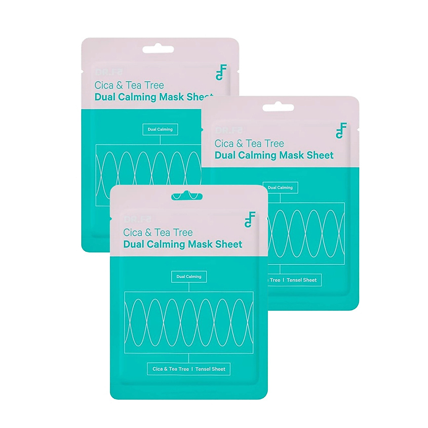 Изображение товара DR.F5 Набор масок двойного действия с центеллой и чайным деревом, 3 шт, 23 мл