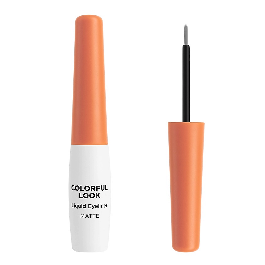Изображение товара ЛЭТУАЛЬ Жидкая матовая подводка для глаз Colourful Look, оранжевый, 6.5 мл