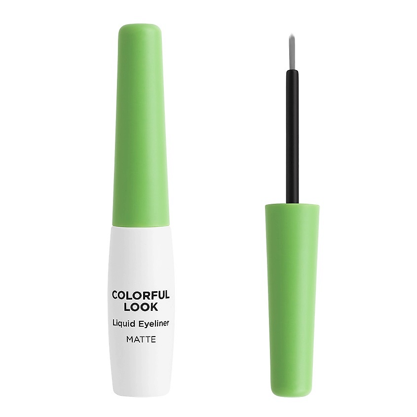 Изображение товара ЛЭТУАЛЬ Жидкая матовая подводка для глаз Colourful Look, зеленый, 6.5 мл
