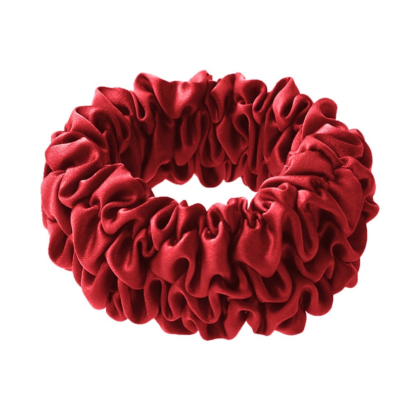 Изображение товара SILK MANUFACTURE Шёлковая резинка для волос SUPER TAIL, ярко-красный, Ярко-красный