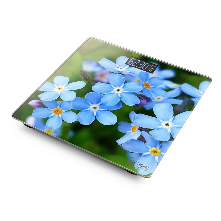 Изображение товара Напольные электронные весы HOME ELEMENT HE-SC904 с LCD дисплеем и термометром
