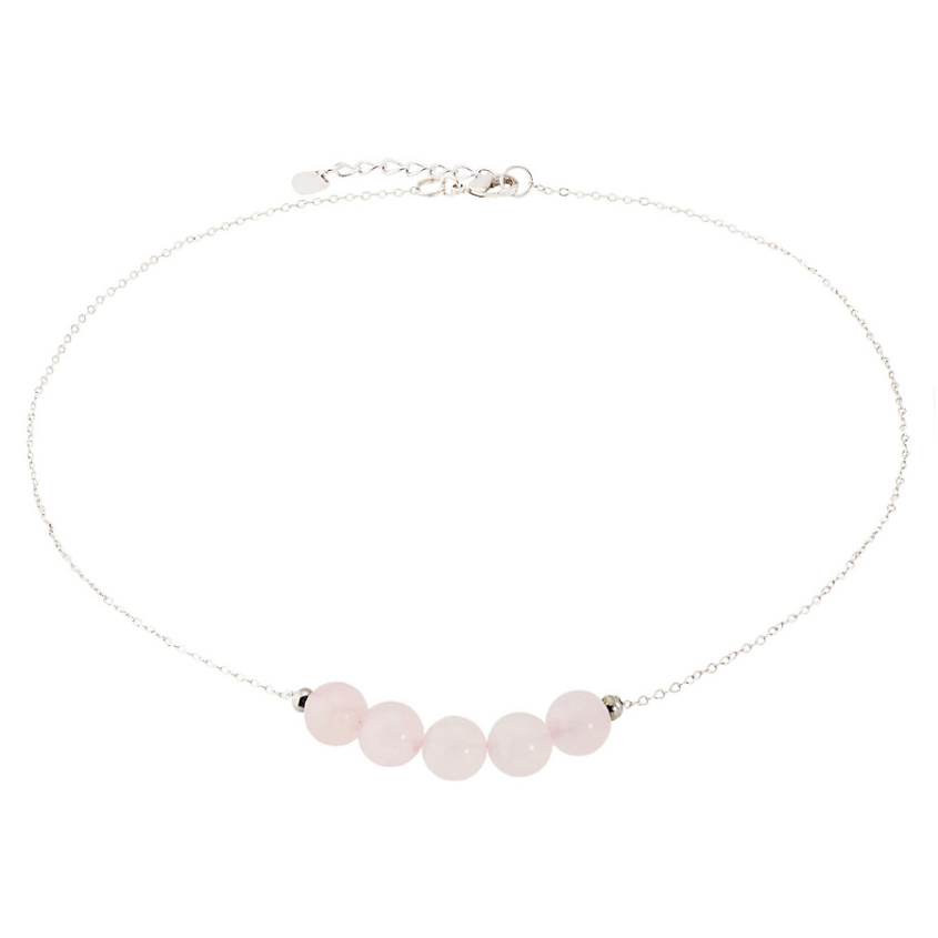 Изображение товара ALERIE-ACCESSORIES Колье из натурального розового кварца Forever Rose Chain, цвет: Розовый Изображение товара ALERIE-ACCESSORIES Колье из натурального розового кварца Forever Rose Chain, цвет: Розовый
