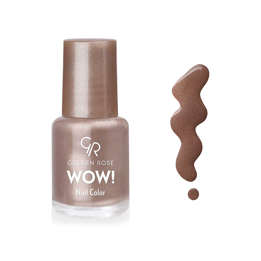 Изображение товара GOLDEN ROSE Лак для ногтей WOW! Nail Color Clear, №46