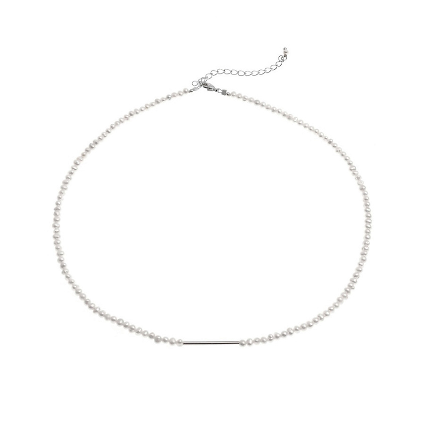 Изображение товара MORZA Колье из натурального жемчуга, Белый