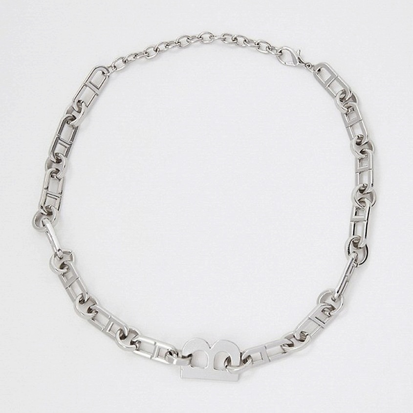 Изображение товара Стильное серебряное колье BOCCIOLO для женщин бижутерный сплав