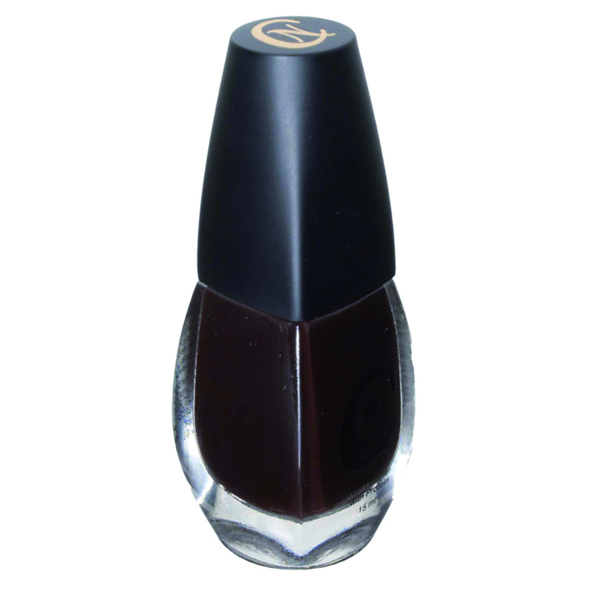 Изображение товара CHATTE NOIRE Лак для ногтей Эмаль Pink 017 темный баклажан 15 цвет быстрая сушка