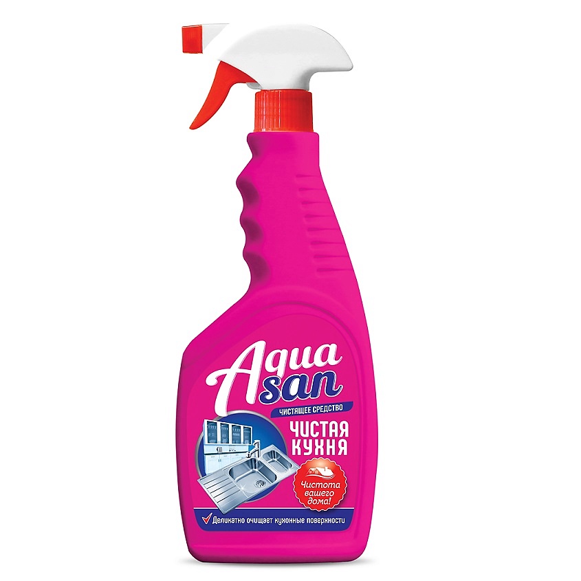 Изображение товара AQUASAN Средство чистящее жидкое "Чистая кухня", 1 шт.