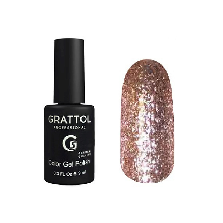 Изображение товара Гель-лак с микро слюдой GRATTOL Vegas05 9 цветов 3-фазный для ногтей