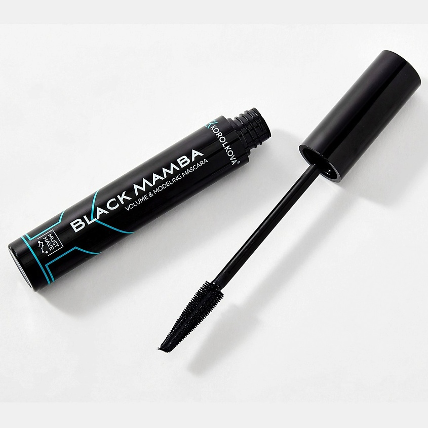 Изображение товара KOROLKOVA Тушь для ресниц с эффектом моделирования объема "BLACK MAMBA", цвет: Черный, 11.4 г