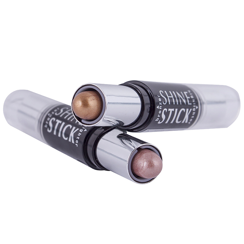 Изображение товара SHINEWELL Двойной стик Хайлайтер и бронзер 03 розовый перламутр