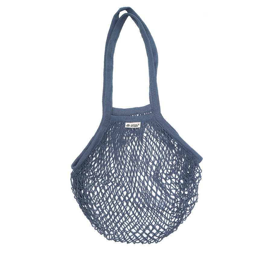 Изображение товара JUNGLE STORY Авоська с удлинённой ручкой на плечо, цвет: Серый