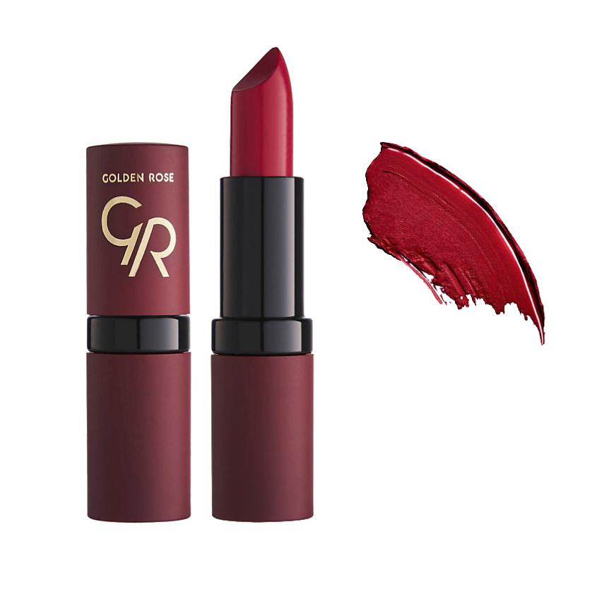 Изображение товара GOLDEN ROSE Помада для губ VELVET MATTE, №11, сигнальный фиолетовый