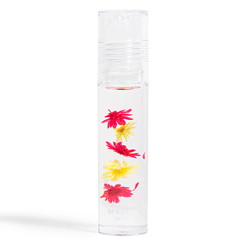 Изображение товара ЛЭТУАЛЬ Масло для губ "Yellow&Red Flowers" FLOWER OF BEAUTY, 6,5 мл