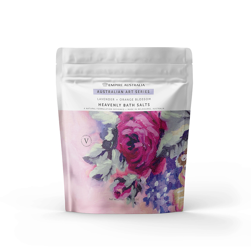 Изображение товара Органическая соль для ванны с маслами лаванды и апельсина 1 кг EMPIRE AUSTRALIA