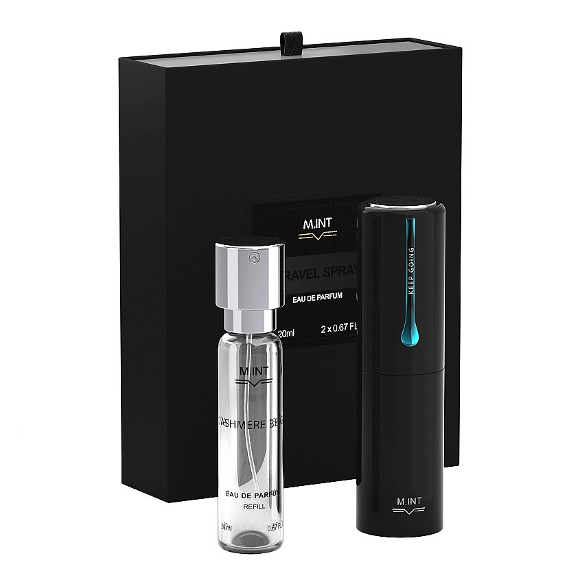 Изображение товара М.INT Набор для путешествий Cashmere Beige 2х20 мл + атомайзер унисекс