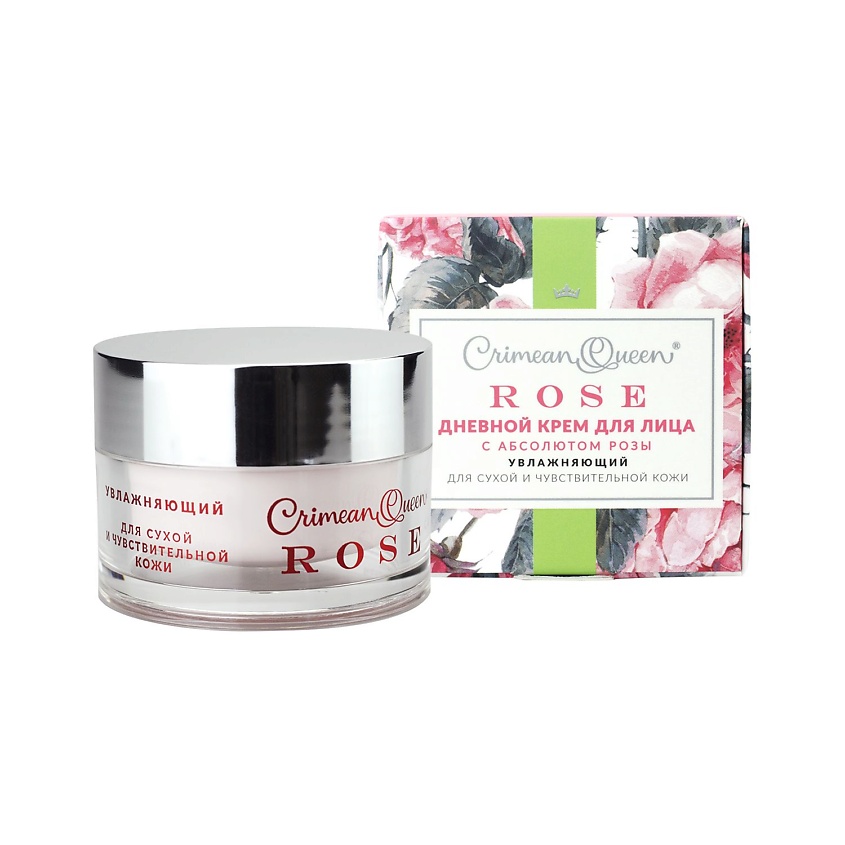 Изображение товара Увлажняющий крем для лица с абсолютом розы CRIMEAN QUEEN 50 г