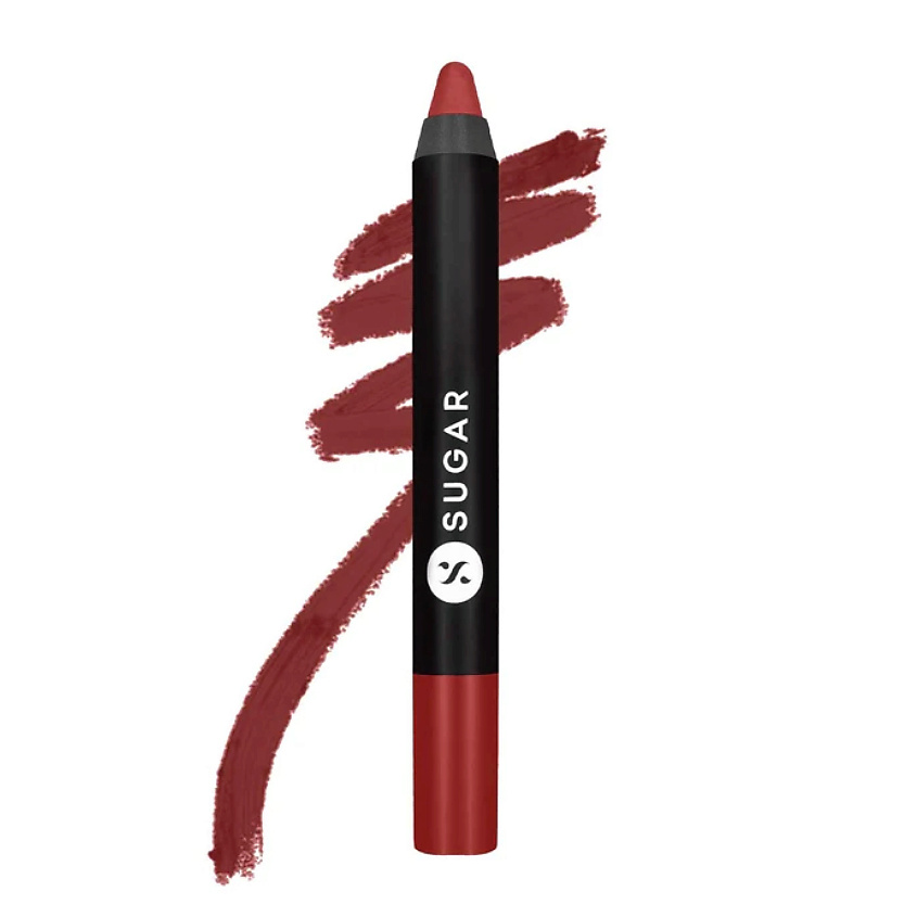 Изображение товара SUGAR Помада-карандаш для губ Matte As Hell, 08 Jackie Brown 2,8 г