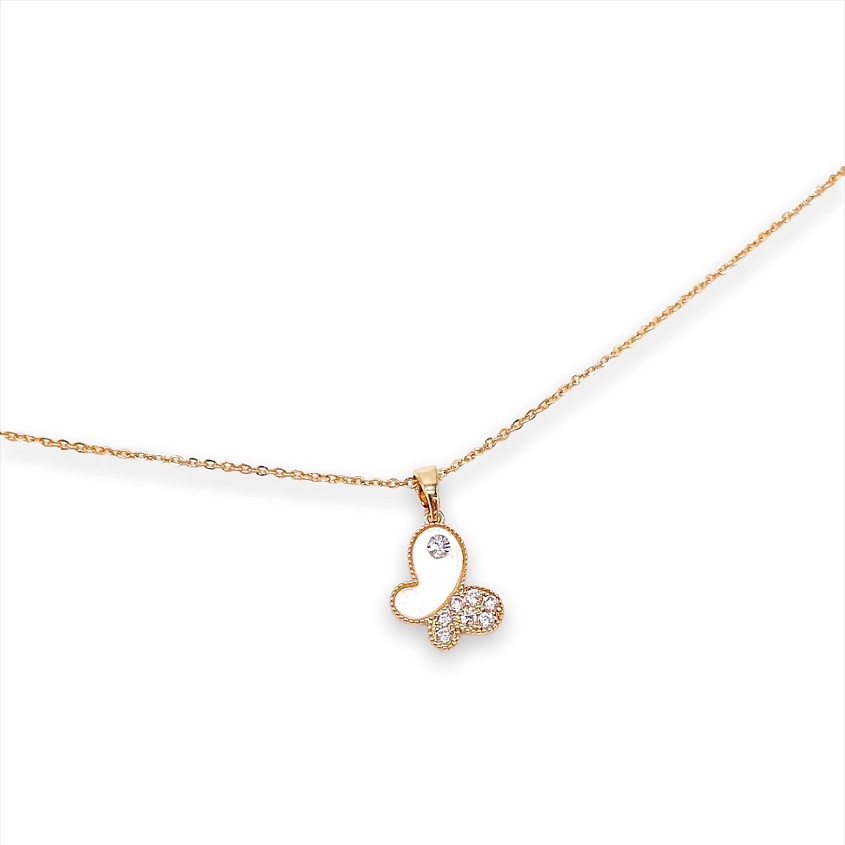 Изображение товара FOROSTINA.K Колье Бабочки, золотой