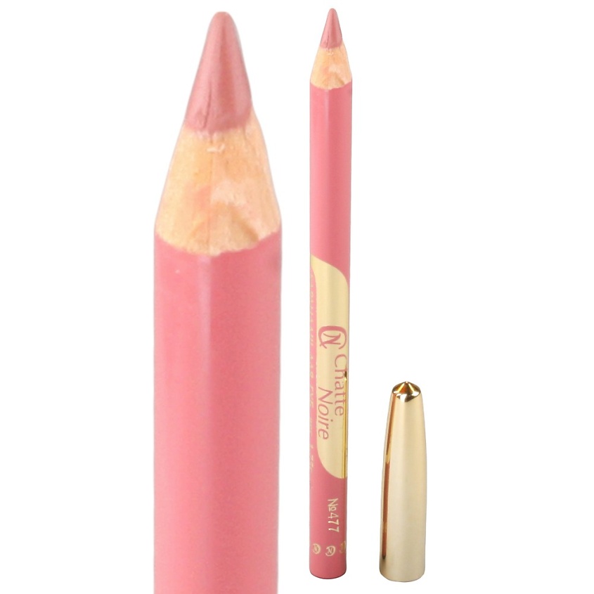Изображение товара CHATTE NOIRE Карандаш для губ Pink, Светлый сиренево-розовый, тон 477, 1 цвет